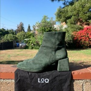 LOQ LAZARO VERDE SUEDE BOOT EU39